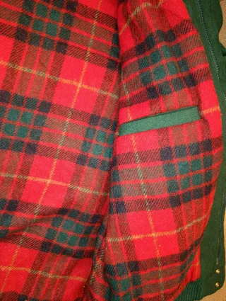 Bomber L.L.Bean USA Taglia XL Verde Rosso