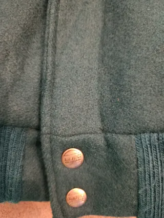 Bomber L.L.Bean USA Taglia XL Verde Rosso