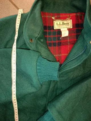 Bomber L.L.Bean USA Taglia XL Verde Rosso