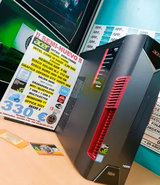 Acer Nitro Ordenador Gaming i5 9400F 8GB RAM SSD 5