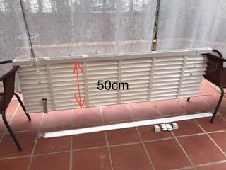 Persianas venecianas PVC ventana estrecha