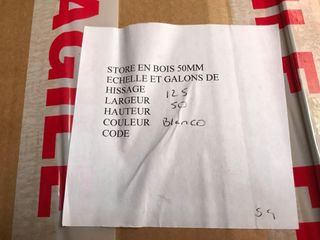 Persianas venecianas PVC ventana estrecha