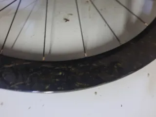 Rueda trasera carbono carretera