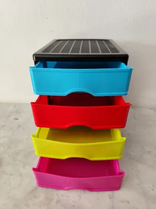 Archivador infantil plástico 4 cajones