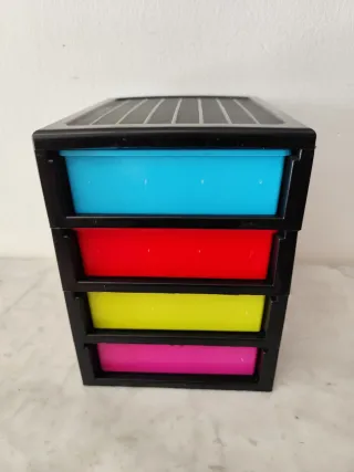 Archivador infantil plástico 4 cajones