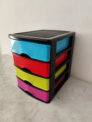 Archivador infantil plástico 4 cajones