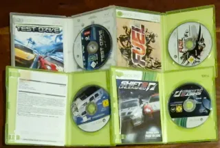 🇪🇦 Lote 4 juegos coches carreras Xbox 360