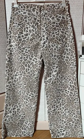Pantalón leopardo wide leg Lefties nuevo