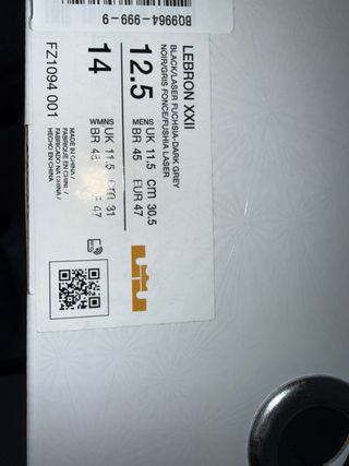 Nike LeBron 22 Scarpe da Ginnastica Nere Viola