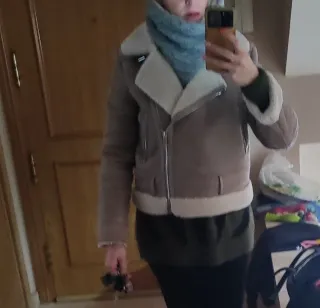 Cazadora de invierno beige