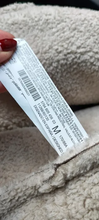 Cazadora de invierno beige