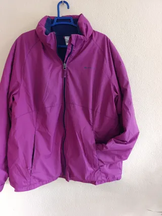 Anorak Fucsia morado Talla XL .