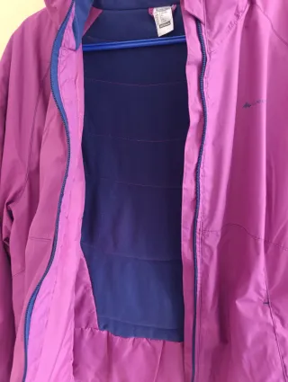 Anorak Fucsia morado Talla XL .