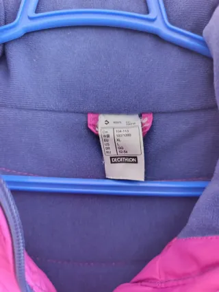 Anorak Fucsia morado Talla XL .