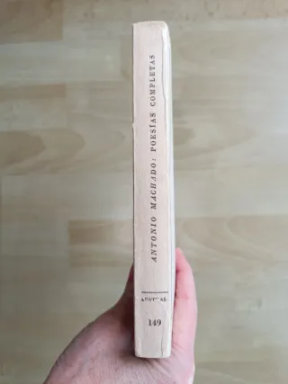 Libro Poesías completas de Antonio Machado