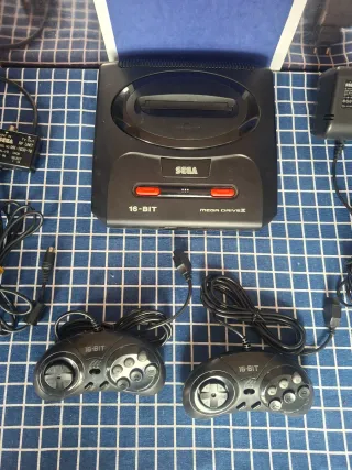 MEGADRIVE 2 ORIGINAL COMPLETA 2 MANDOS