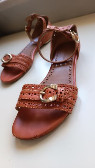 Sandalo MORESCHI Pelle Donna Tg 37