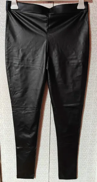 Leggins efecto piel negro Pull&Bear nuevos