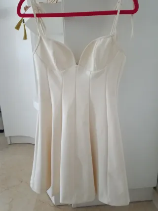 Vestido Zara blanco