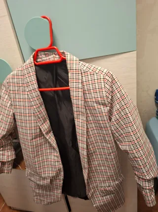 Chaqueta Zara cuadros