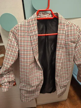 Chaqueta Zara cuadros