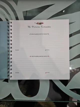 Libro de firmas personalizado ISMAEL