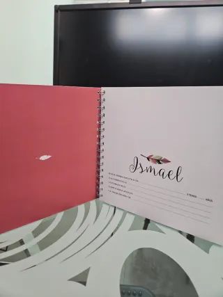 Libro de firmas personalizado ISMAEL