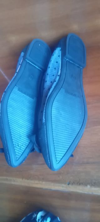 Bailarinas negras lunares talla 37