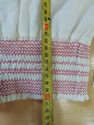 Camiseta talla M blanca nueva estilo boho