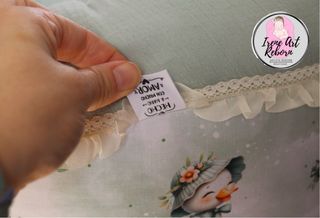 cojín para reborn patitos tonos verdes T. L