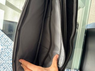 Maletín portátil cuero negro