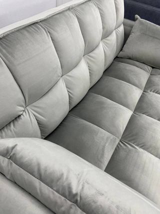 Sofá Cama Gris Tela