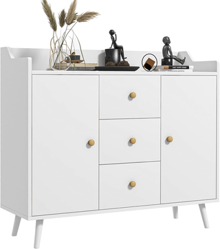 Credenza Soggiorno in Legno con 3 Cassetti e 2 Arm