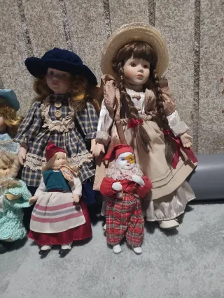 Bambole di porcellana da collezione (o biscotto)