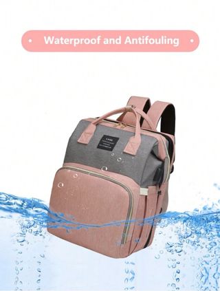 Mochila transportar pañales y accesorios del bebé