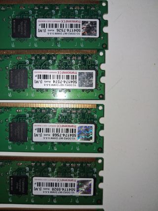 Tarjetas memorias ram