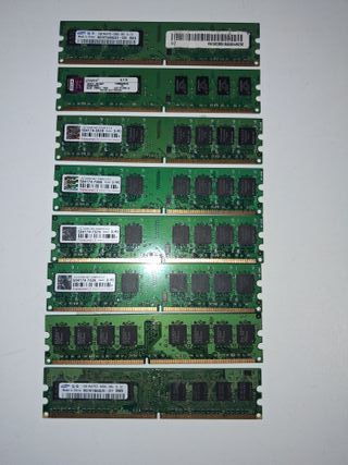 Tarjetas memorias ram