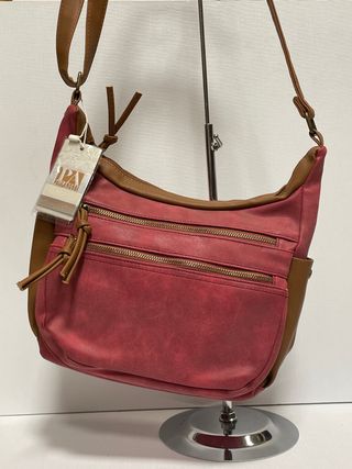 Bolso Paula Rossi Rojo y Marrón