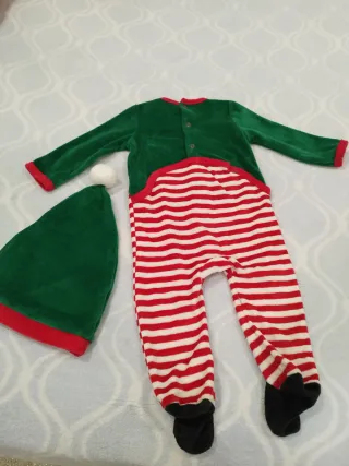 Traje de elfo bebé 9 meses