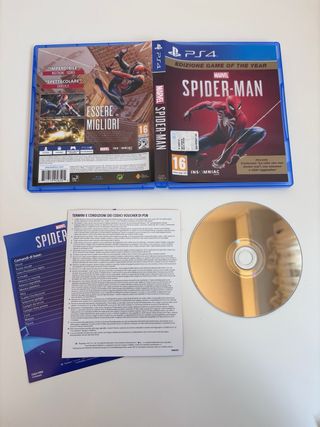 Marvel Spiderman playstation 4