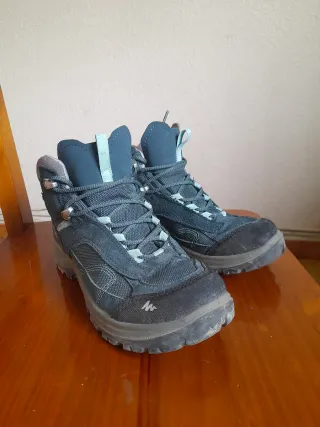 Botas de montaña Quechua azul/gris