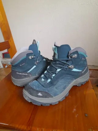 Botas de montaña Quechua azul/gris
