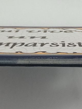 Azulejo de cerámica Aquí vive un comparsista