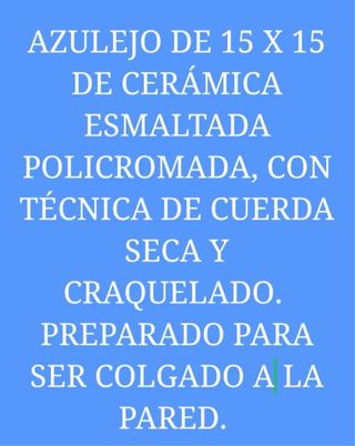 Azulejo de cerámica Aquí vive un comparsista