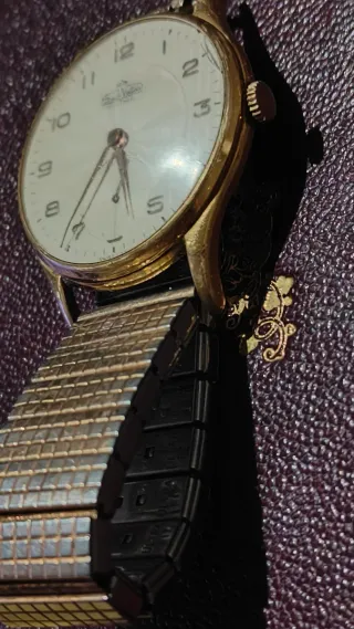 Reloj Prima Hombre Dorado y Plateado
