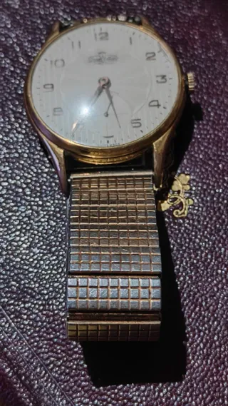 Reloj Prima Hombre Dorado y Plateado