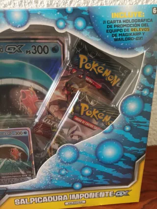 Caja Pokémon Salpicadura Imponente GX