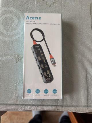 Hub USB-C Aceele 5 en 1 HDMI 4K