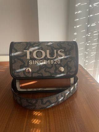 Bolso Tous Piel Beige/Marrón