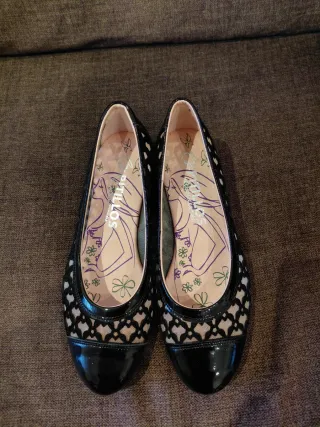 Zapatos Pitillos Marrones/Rojos Talla 37